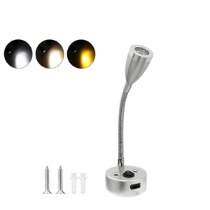 Lampe de lecture pour camping-car <span class=keywords><strong>avec</strong></span> <span class=keywords><strong>port</strong></span> de charge <span class=keywords><strong>USB</strong></span>, éclairage intérieur pour camping-car <span class=keywords><strong>12V</strong></span> CC, luminaires LED flexibles - Product Image 3