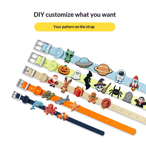 Customizable PVC Dog <b>Collar</b> Leash Set Waterproof DIY Charm <b>Pet</b> Lead for Outdoor - Product Image 5