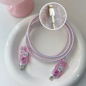 Nouveau Saiki <span class=keywords><strong>Kusuo</strong></span> adapté pour Apple 20w Apple chargeur housse de protection 18w couverture de tête de charge 15pro câble de données housse de protection - Product Image 3