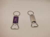 Porte-clés en métal de haute qualité Ouvre-bouteille à sublimation en aluminium Durable et élégant