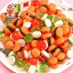 Bonbons gélifiés en forme de <span class=keywords><strong>hamburger</strong></span> 3D Lechao Fruit <span class=keywords><strong>Mini</strong></span>, bonbons moelleux, friandises, multicolores, forme de <span class=keywords><strong>hamburger</strong></span> 4D - Product Image 3