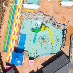 Mini aire de jeux aquatique en fibre de verre pour enfants, à la mode, toboggans aquatiques, jeux aquatiques, parcs aquatiques, WH-13 - Product Image 5