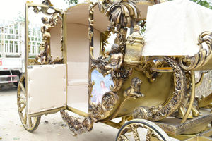Chariot de Mariage Style Royal le Plus Vendu, Élégante Voiture à Chevaux pour Visites Touristiques - Product Image 3