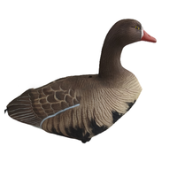 Shero Leurre de chasse Canard colvert en plastique EVA, moulé par soufflage, à mouvement électrique, mi-flottant, brun, coque en mousse intégrale, 0,35 kg
