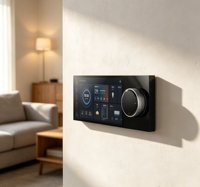 Sous-panneau d'extension KNX S7 rotatif à 4 boutons, accessoire noir et blanc pour panneau tactile intelligent S7