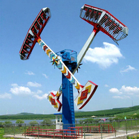 Attractions de fête foraine à prix d'usine, grandes manèges de parc d'attractions extérieur, jeux pour adultes, manèges Kamikaze palpitants à vendre