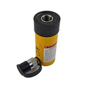 Cilindro hidráulico de émbolo hueco de acción simple RCH‑123 de 13 toneladas, similar al gato hidráulico hueco ENERPAC de 76 mm de carrera - Product Image 1