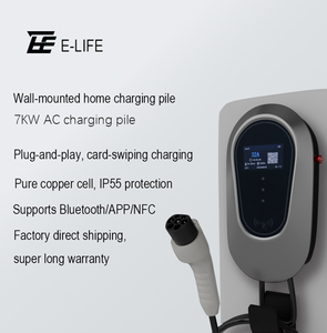 Nouvelle station de <span class=keywords><strong>recharge</strong></span> pour véhicules électriques intelligente 7/11/22 kW 16/32 A, type 2, Wallbox AC, WiFi, application pour NFC, RFID, usage domestique, CCS1, CCS2, GB/T pour <span class=keywords><strong>TESLA</strong></span> - Product Image 4