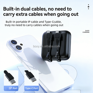 <span class=keywords><strong>Batterie</strong></span> Li-Polymère Intégrée OEM/ODM avec Câble, Charge Rapide 20W, Super Mince, 10000mAh, 2 Ports USB, <span class=keywords><strong>Batterie</strong></span> <span class=keywords><strong>Externe</strong></span> Portable - Product Image 2