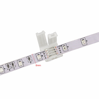 Tira de Luces LED RGB PBC de 8mm 10mm 4 Pines, SMD 3528 2835 Multicolor, Conector de Esquina, Gran Venta