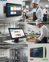 Moniteur publicitaire numérique Android à écran tactile 4K de 15,6, 19, 22, 24, 32, 43, 55 pouces, fixation murale PoE, idéal pour centres commerciaux - Vente chaude
