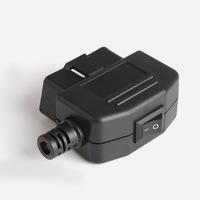 Automotive OBD2 16-poliger Stecker OBD-Schale mit Steckers chale SR-Schalter Schlüssels ch raube