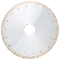 Hoja de sierra de corte de diamante para cortar azulejos duros, hoja Daw de corte suave de 10 pulgadas y 260mm de calidad op