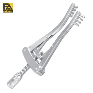 Écarteur chirurgical 4x4 dents, manuel, en acier inoxydable, instrument de chirurgie générale, classe I, certifié CE - Product Image 1