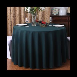 Round Waterproof Stain Resistant Washable Tablecloth Polyester for Dinning <b>Table</b>, <b>Buffet</b> Parties Event Decor - Product Image 3