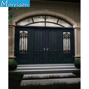 Ins — portes d'entrée <span class=keywords><strong>en</strong></span> <span class=keywords><strong>fer</strong></span> <span class=keywords><strong>forgé</strong></span>, <span class=keywords><strong>bois</strong></span> <span class=keywords><strong>avec</strong></span> verre trempé, nouveau Design 2020 - Product Image 3