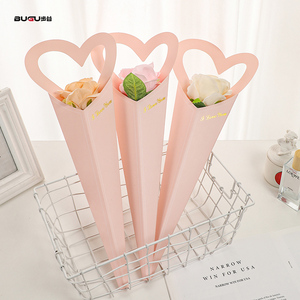 Emballage de rose unique en forme de coeur je t'aime boîte à fleurs pour anniversaire de mariage Saint Valentin - Product Image 4