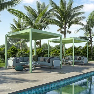 ศาลาอะลูมิเนียมแบบปรับได้  โซลูชั่นการให้ร่มเงาที่สมบูรณ์แบบสำหรับลานเฉลียง สวน และสนามหลังบ้าน  ขายตรงจากโรงงาน - Product Image 2