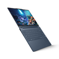Ordinateur portable pliable 2-en-1 Lenovo YOGA 360 14 Aura AI PC, processeur Core Ultra 7 258V, 32 Go de RAM, 1 To de stockage, écran tactile OLED 2,8K, convertible, Windows 11