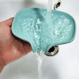 Support à Savon en Silicone Auto-Drainant Effet Cascade Facile à Nettoyer pour Salle de Bain et Cuisine – Tapis et Support Pratiques pour Savon - Product Image 3