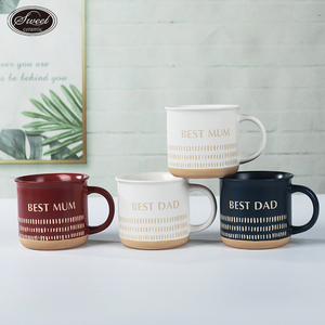 แก้วมักสีขาว13ออนซ์สำหรับเป็นของขวัญวันพ่อถ้วยกาแฟเซรามิกเคลือบของขวัญวันแม่พร้อมโลโก้ตามสั่งสำหรับคุณพ่อคุณแม่ - Product Image 1