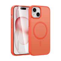 Coque de protection transparente mate haut de gamme en PC anti-chute à quatre coins pour iPhone 17 16 14 13 12 11 Pro Max (vente en gros)