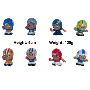 Statuette Personalizzate di Giocatori di Rugby Dihua, Giocattoli Educativi Intelligenti, Action Figure 3D di Giocatori di Rugby Cartoon Carini - Product Image 5