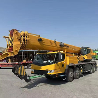 Grue de chantier hydraulique QY70KH de 70 tonnes avec flèche télescopique de 47 m, grue mobile robuste pour levage de charges lourdes