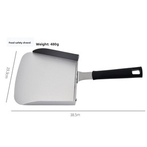 Espátula de Cocina Extra Grande de Acero Inoxidable con Mango de Plástico - Product Image 4