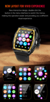 VALDUS 1.8 pollici schermo pressione sanguigna monitoraggio della frequenza cardiaca all'aperto Smartwatch orologio mondiale VD22 5ATM impermeabile Smart Watch