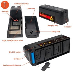 Bẫy chuột nhỏ gọn x-pest, kẻ giết chuột không độc và Zapper chuột có thể sạc lại-Lý tưởng cho sử dụng trong nhà - Product Image 3