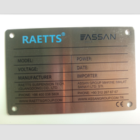 Fabricantes Producen Placas de Identificación de Metal con Impresión Digital en Acero Inoxidable Resistente a la Corrosión, Letreros con Código QR