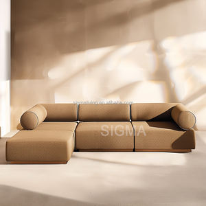 2025 नए डिजाइनर उच्च-अंत आधुनिक परिवर्तनीय कपड़े अनुभागीय सोफे सेट लक्जरी खंड इनडोर होटल भंडारण अपार्टमेंट - Product Image 3