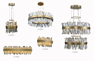 JC ÉCLAIRAGE lustres pendentif <span class=keywords><strong>rectangulaire</strong></span> <span class=keywords><strong>lustre</strong></span> en cristal moderne en laiton personnels pendentif <span class=keywords><strong>suspension</strong></span> - Product Image 4