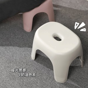 Small <b>Stool</b> Thickened Plastic Living Room Bathroom Childrens Bath <b>Stool</b> Rental Room Shoe Changing <b>Stool</b> - Product Image 1