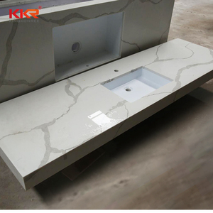 Grigio scuro Controsoffitto Della Cucina Personalizzato Pietra Acrilica di Pietra Bagno solido superficie superiore di vanità - Product Image 5