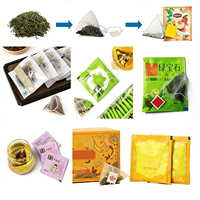 Machine à Ensacher les Petits Sachets de Thé, Scelleuse à 3 Côtés pour Thé Vert, Thé Santé et Tisane