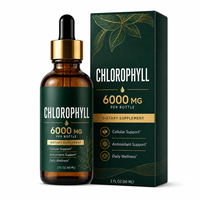 Complexe Liquide de Chlorophylle Supérieur avec Chlorella, Spiruline et Moringa pour le Soutien de la Santé Métabolique - Complément Alimentaire