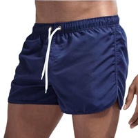Shorts de sport décontractés pour hommes, séchage rapide, taille élastique, cordon de serrage, maillot de bain, boardshorts, écologiques, anti-plis, service OEM