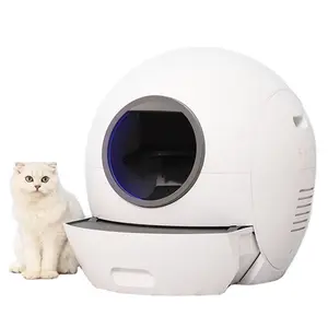 APP Control Plastic Closed Automatic Intelligent Wifi Automatic Robot Smart Self Cleaning Cat Litter Box