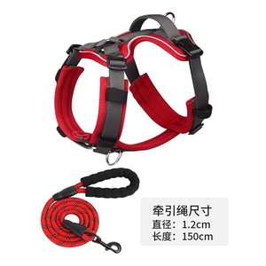 Reflective <strong>Stitching</strong> Sports <strong>Dog</strong> Harness With Comfortable Handle and Flexible Buckle for Medium Large <strong>Dogs</strong> - Product Image 6