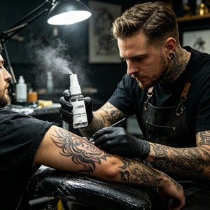 Delicate Smooth Texture Tattoo Cream, Large & <b>Small</b> Net <b>Weight</b> Options, Custom Printed Logo Tattoo Aftercare Cream for Tattoo - Product Image 1
