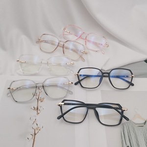 Lunettes anti-lumière bleue rectangulaires à monture intégrale, verres en résine, légères, unisexes, montures de lunettes optiques - Product Image 2