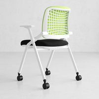 Guangdong table de bureau chaise de formation chaises d'école formation chaise de formation en maille
