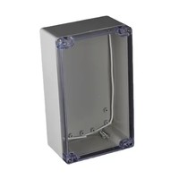 Boîtier de jonction carré en plastique ABS transparent, étanche IP66, anti-poussière, pour instruments électroniques extérieurs résistants aux éclaboussures