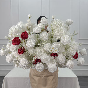 Centros de mesa personalizados para pasillos, centros de mesa de flores para pasillos, flores silvestres, flores artificiales para pasillos. - Product Image 6