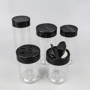 Agitador de condimentos de barbacoa de plástico personalizado de 100g y 200g, botella de especias, pimentero vacío para condimentos, herramientas para hierbas y especias - Product Image 1