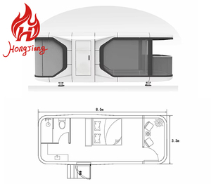 Casa Modular Prefabricada en Contenedor, Habitación Cápsula Pequeña, Cocina Móvil, Baño, Hoteles, Casas, Hoteles Turísticos Destacados Chinos - Product Image 6