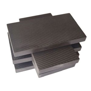 Lámina de Fibra de Carbono de Tamaño Personalizado, Tejido Plano/Crujiente, Placa de Fibra de Carbono - Product Image 1