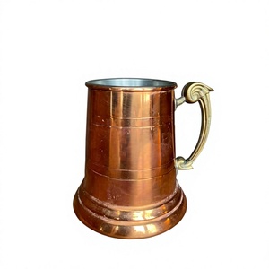 Taza de Cerveza de Cobre Polaco para Viaje con Asa de Latón y Mosquetón, Mantiene las Bebidas Calientes/Frías de 6 a 12 Horas, Apta para Lavavajillas y Microondas, Personalizable - Product Image 2